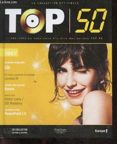 TOP 50 - 1987 mars avril - la brune majuscule lio, vin rouge saucisson et sociologie Licence IV, la belle thai na na de kazero, face a face: viktor lazlo / elli medeiros- les objets cultes: power point 1.0, yianna katsoulos, philippe cataldo, hong kong...