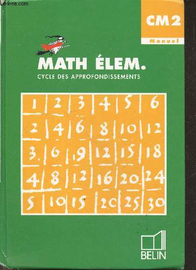 Math elem. CM2 - manuel - cycle des approfondissements