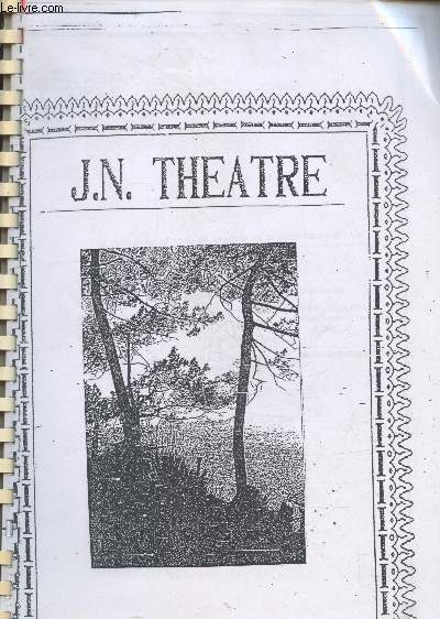 J.N. Theatre- patricia nivet - seances de pratique artistique a themes - conseils et sensibilisation a l'art theatral pour tous les eleves- presentation d'une mise en secene a travers le jeu dramatique - CV + interview 