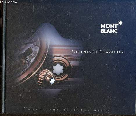 MontBlanc Presents of character - MontBlanc business gifts - catalogue collections + tarfis