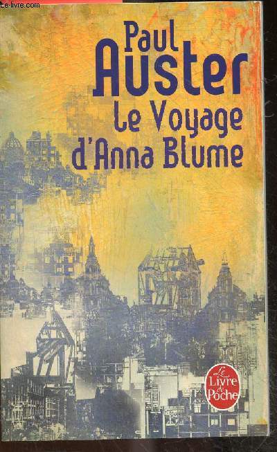 Le Voyage d'Anna Blume - suivi de lecture de claude grimal