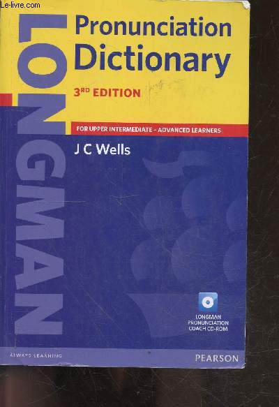 Pronunciation dictionary - 3rd edition - for upper intermediate - advanced learners+ 1 CD