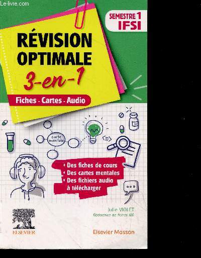 Rvision optimale 3 en 1 - Semestre 1 IFSI - Fiches-Cartes-Audio - fiches de cours, cartes mentales, fichiers audio a telecharger