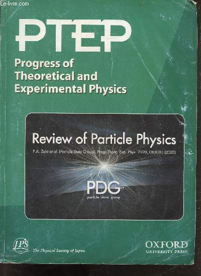 PTEP Progress of Theoretical and Experimental Physics - Review of Particle Physics P.A.Zyla et al. (particle data group), prog.Thero.Exp.Phys.2020, 083C01 (2020).