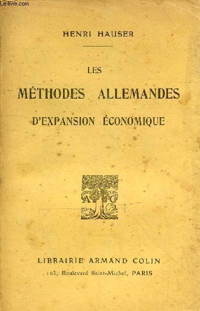 Les mthodes allemandes d'expansion conomique.