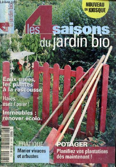 Les 4 saisons du jardin bio n168 janvier-fvrier 2008 - travaux du jardin, actualits, recherche et produits - saveurs printanires - composter en appartement - jeux d'crans au potager - place au noyer - rotations : la valse des lgumes ...