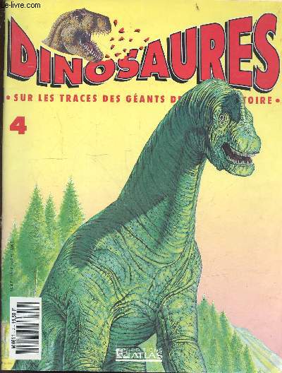 Dinosaures N4 , sur les traces des geants de la prehistoire - brachiosaurus, albertosaurus, lesothosaurus, portrait relief iguanodon et centrosaurus, ...
