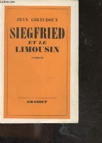 Siegfried et le limousin - roman