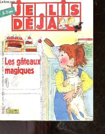 Je lis deja N106 octobre 1998- les gateaux magiques, jeux, recette rose des sables, bd blabla mic et lola, es tu un bon lecteur, fiches  dtacher...