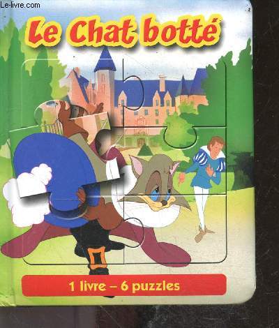 Le chat botte - 1 livre, 6 puzzles