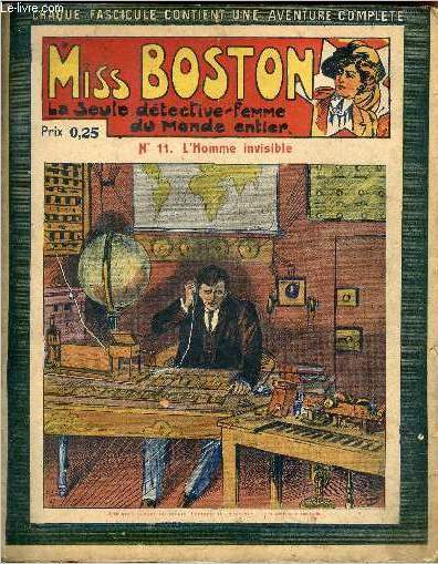 Miss boston la seule detective femme du monde entier - N11 - L'Homme invisible