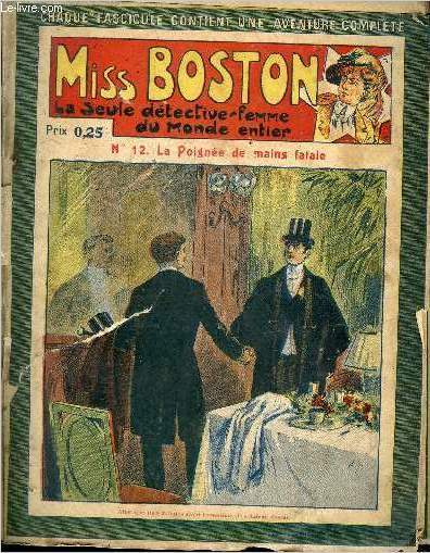 Miss boston la seule detective femme du monde entier - N12 - La Poigne de main infernale