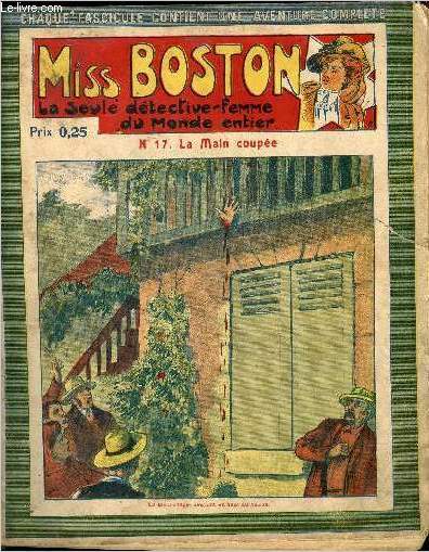 Miss boston la seule detective femme du monde entier - N17 - La Main coupe