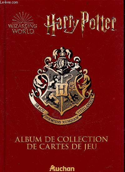 Harry Potter - album de collection de cartes de jeu - une carte