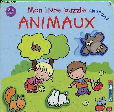 Mon livre puzzle amusant - Animaux - 2-4 ans.
