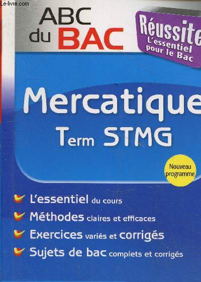 Abc du Bac - Mercatique Term STMG - Nouveau programme.