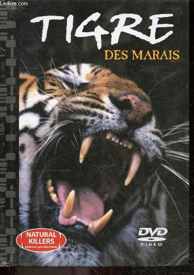 Tigre des marais - Collection Natural Killers zoom sur les predateurs N3 - livret + 1 DVD