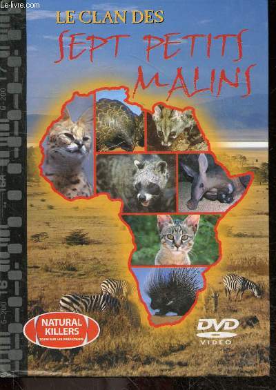 Le clan des sept petits malins - Collection Natural Killers zoom sur les predateurs N22 - livret + 1 DVD