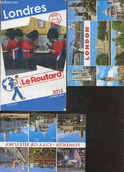 Guide du Routard - Londres - Edition 2015 - plan dtachable manquant - inclus 2 cartes postales de Londres
