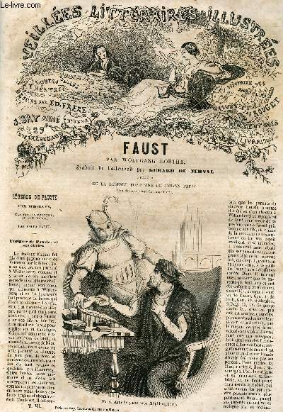 Faust, precede de la legende populaire de Johan Faust, l'un des inventeurs de l'imprimerie - veillees litteraires illustrees