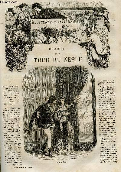 Histoire de la tour de Nesle - illustrations litteraires - INCOMPLET