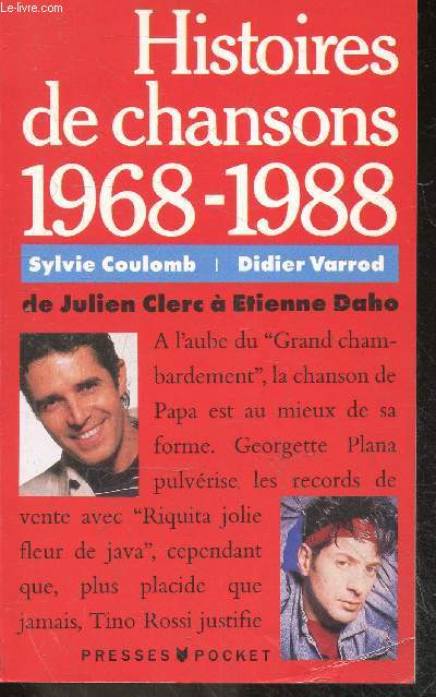 Histoire de chansons 1968-1988, de Julien Clerc  Etienne Daho