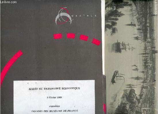 Soiree du patrimoine scientifique - 3 fevrier 1989 - exposition tresors des museums de france - Bordeaux