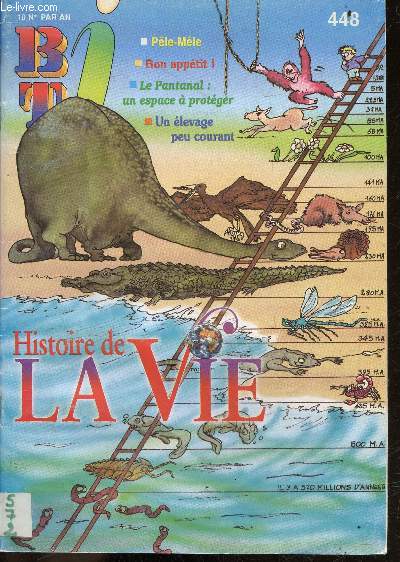 BTJ activites - N448, 15 juin 1999- Histoire de la vie, le pantanal : un espace a proteger, un elevage peu courant: le lapin angora, recette gateau aux fruits rouges, mots croises des classes, pele mele...