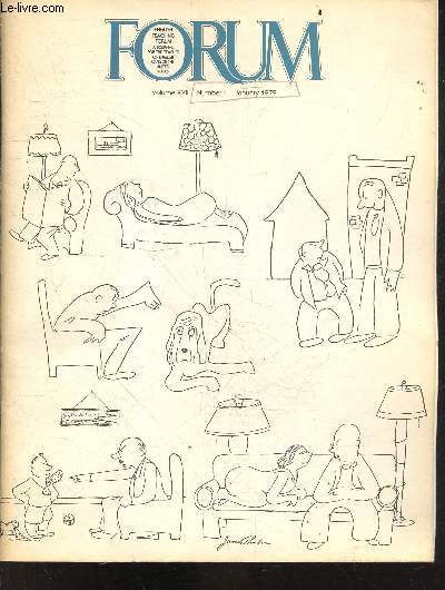 Forum - Number 1 january 1979 volume XVII- reading as to be taught too, new pedagogy for old technology: reviving the language, the combining arrangement: some techniques, communicative activities in the esl classroom, the via approach revisited, ...