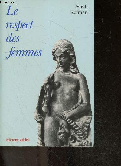 Le respect des femmes (Kant et Rousseau) - collection Debats