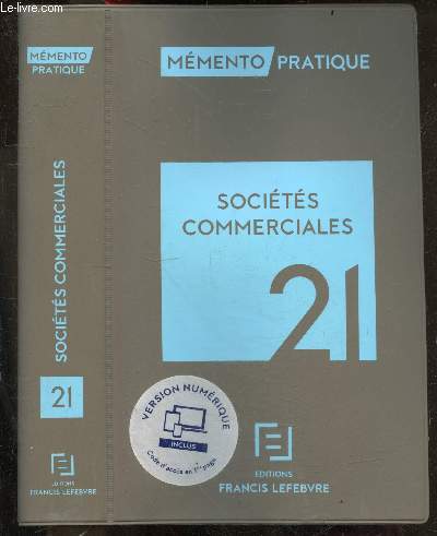 Socits Commerciales 21 - memento pratique