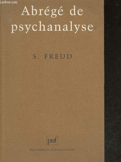 Abrege de psychanalyse - collection bibliotheque de psychanalyse