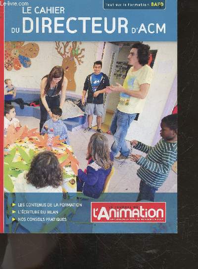 Le cahier du directeur d'ACM - le journal de l'animation- les contenus de l formation, l'ecriture du biln, nos conseils pratiques, tout sur la formation bafd