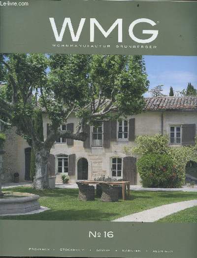 WMG Wohnmanufactur Grunberger N16 - summer automn 2023 - catalogue + livret 