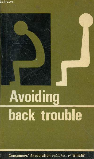 Avoiding back trouble.