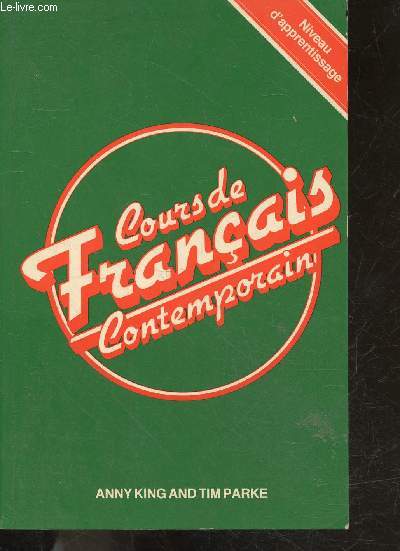 Cours de franais contemporain - Niveau d'apprentissage