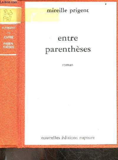 Entre parentheses - roman