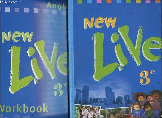 New Live - Anglais 3eme - Manuel + Workbook : lot de 2 volumes