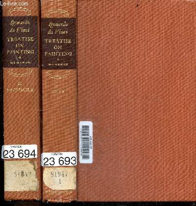 Treatise on painting (codex urbinas latinus 1270) - lot de 2 volumes : volume I. translation + volume II. facsimile
