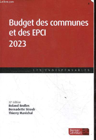 Budget des communes et des EPCI 2023 - Collection 