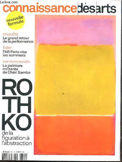 Connaissance des arts n830 novembre 2023 - Enqute le grand retour de la performance - foire FAB Paris vise les sommets - contemporain la peinture militante de Chri Samba - Rothko de la figuration  l'abstraction.