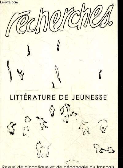 Recherches n32, 2000 - Littrature de jeunesse.
