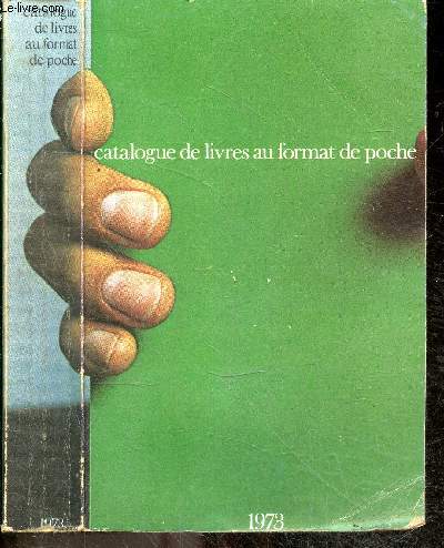 Catalogue de livres au format de poche 1973
