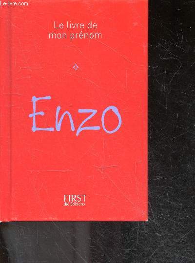 Enzo - le livre de mon prenom