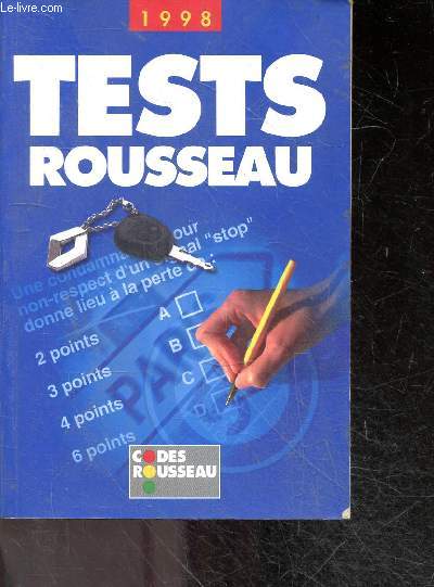 Code rousseau - tests - 1998