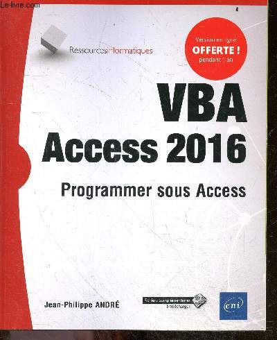VBA Access 2016 - Programmer sous Access - Collection Ressources Informatiques