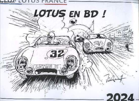 Lotus en BD ! - Calendrier 2024