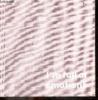 I'm full of emotions - Carnet + stickers