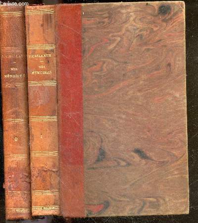 Mes memoires - 2 volumes : tome I, ma jeunesse orgueilleuse 1863/1909 + tome II, Mes audaces, agadir 1909/1912 - 19 gravures hors texte