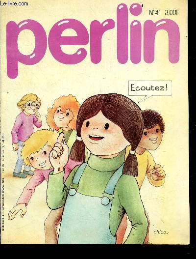 Perlin N41 semaine du 8 octobre 1980- les spectateurs sauveteurs, oh des nouveaux! - le jeu de titounet et titounette- les prunots le nouvel eleve...